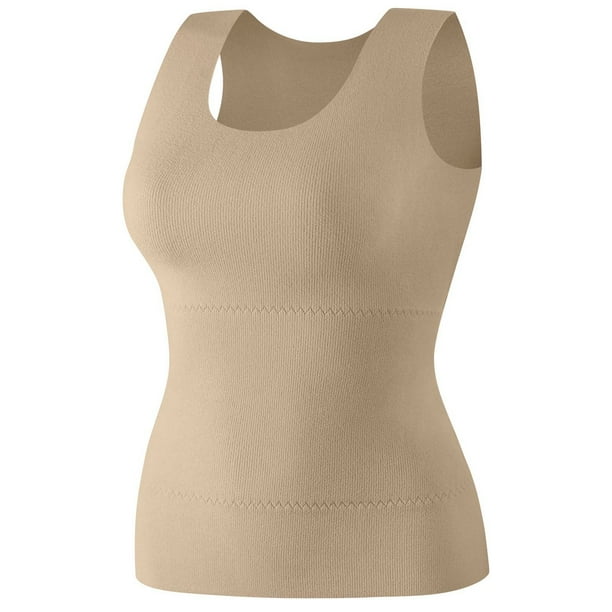Ropa interior térmica para mujer, cálida, de invierno, de color liso, sin espalda, con relleno, sin costuras, con forro polar, capa base para abrigo de invierno, sujetador de dacrón para mujer.