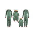 thumbnail image 3 of GRNSHTS Christmas Family Matching Hoodie Pajamas Reindeer One Piece Jumpsuit Zipper Pjs for Adult Kids Baby, 3 of 6