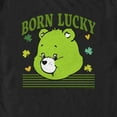 thumbnail image 2 of Men's Care Bears St. Patrick's Day Good Luck Bear Born Lucky  Graphic Tee Black Large, 2 of 5