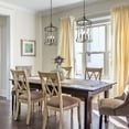 thumbnail image 3 of LNC Rustic&Farmhouse Globe Chandelier,4-Light Black Metal LED Kitchen Island Light, 3 of 5