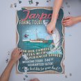 thumbnail image 3 of Tarpon Fishing Tours, Vintage Sign (1000 Piece Puzzle, Size 19x27, Challenging Jigsaw Puzzle for Adults and Family, Made in USA), 3 of 4