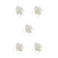 thumbnail image 2 of pitrice 1/2/3/5 Maille Fascinator Femmes Coiffure Prom Maquillage Nuptiale Scène Réglable Performance Photo Coiffe Fille Bande de Cheveux Beige 5PCS, 2 of 6
