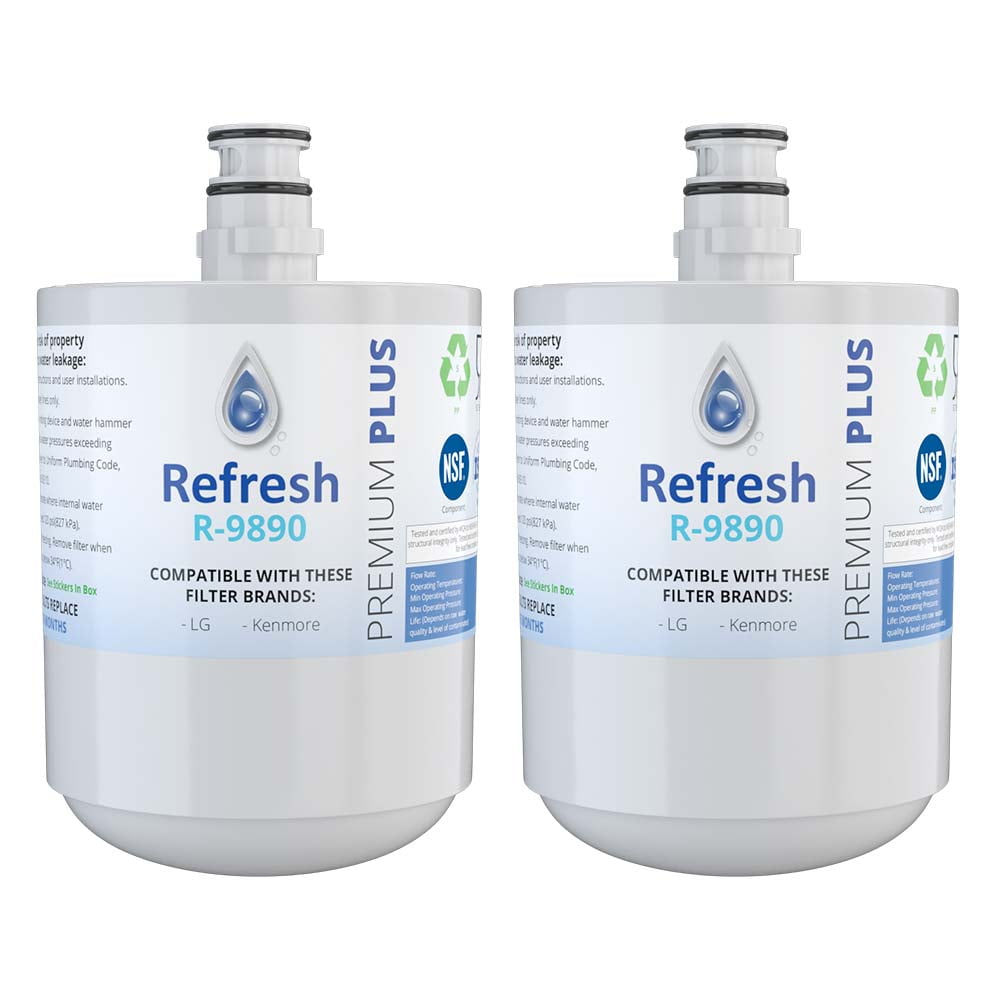 Fits for LG 5231JA2002A 6 Pack LT500P Compatible Refrigerator Water Filter 
