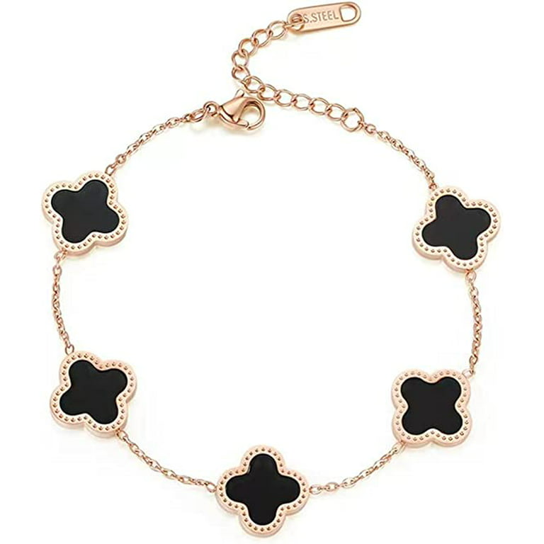 J&CO Jewellery Four Leaf Clover Bracelet Gold