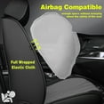 thumbnail image 5 of DIKSOAKR Car Seat Covers for Nissan Maxima 2011-2025: 2 Front Seat Beathable Leather Car Seat Protectors - Gray, 5 of 5