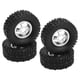 thumbnail image 3 of Estrela 4WD neumáticos de goma cubo de rueda de aleación de aluminio para WPL C14 C24 B14 B24 B16 B36 1/16 RC pieza de actualización de coche plateado, 3 of 8