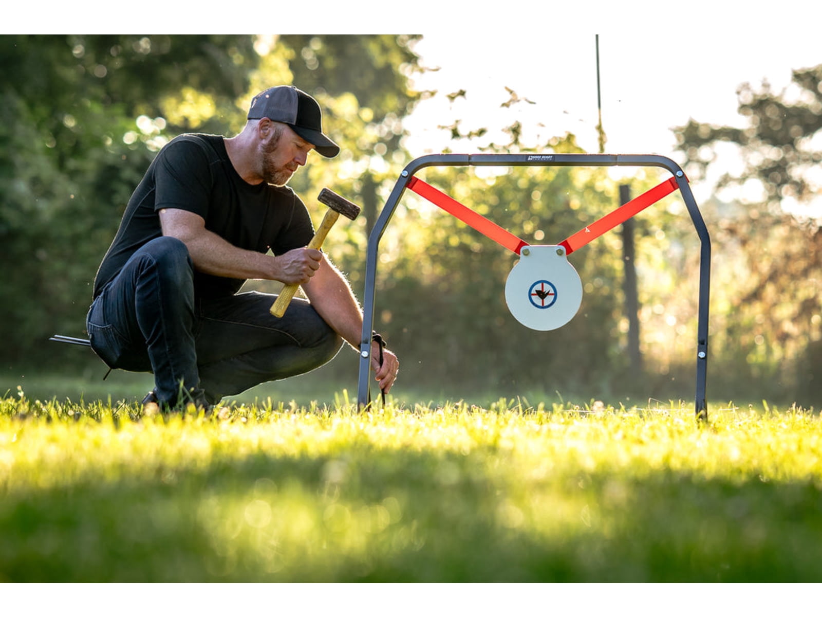 Do All Outdoors Range Ready High Cal Gong with Stand
