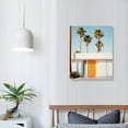 thumbnail image 3 of ARISTURING Palm Springs Canvas Wall Decor by Artist Sisi & SEB for Living Room, Bedroom, Bathroom, Kitchen, Office, Bar, Dining & Guest Room - Ready to Hang - 16x20 inch, 3 of 4