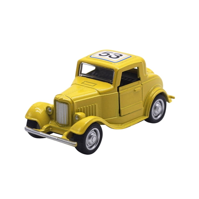Véhicule Éducatif Classique Rétro Modèle de Voiture Rigide Casse-Tête Jouet pour Enfants et Adultes