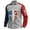 Gray, variant on Mens 250th Anniversary USA Shirt Button Down 4th of July Shirts Long Sleeve Patriotic American Flag Tops
