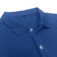 thumbnail image 6 of Muscle Polo Shirts for Men Slim Fit Textured Knit Polo Shirts Short Sleeve Button Down Free 4 Way Stretch Shirts Casual Stylish Collared Tops, 6 of 6