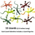 thumbnail image 6 of 15 Lizards & 15 PPB Bracelet Classroom Valentines with Toy (Instead of Candy) - Unique & Creative Kid's School Valentine Day Cards for Boys, Girls, and Tweens., 6 of 7
