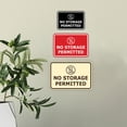thumbnail image 3 of Signs ByLITA Classic Framed, No Storage Permitted Sign (Navy Blue / White) - Large, 3 of 6