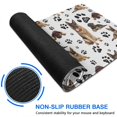 thumbnail image 6 of Long Mouse Pads for Desk,German Shepherd Dog and Footprint Desk Mats on Top Of Desks, Desk Mouse Pad Extra Large with 3mm Non-Slip Base and Stitched Edge for Gaming,Office,Work,Home 47.3"x23.6", 6 of 6
