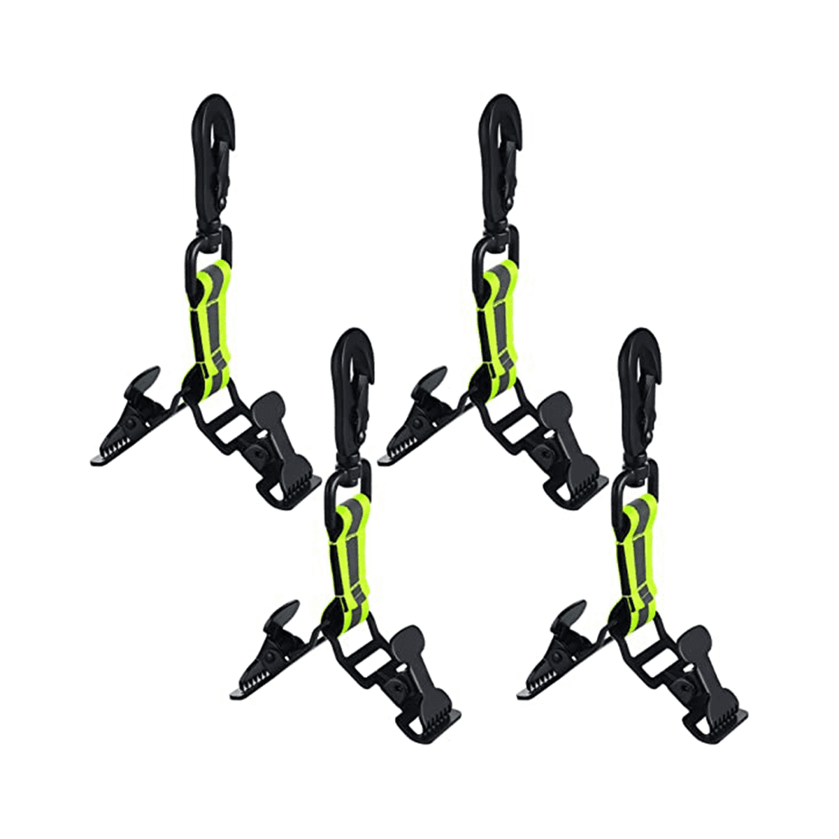 4 Pcs Firefighter Glove Strap Safety Glove Holder Glove Clips for Firefighter Police Rescue Work Glove Belt Clips
