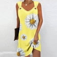 thumbnail image 2 of Enjoytime Casual Summer Dresses for Women Printed Round Neck Casual Suspender Dress Sleeveless Sundress, 2 of 5