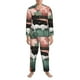 thumbnail image 3 of Balery Black Cat Pink Bathroom Pijama para Hombre de Dos Piezas con Manga Larga, Conjunto de Dormir y Descanso Suave con Bolsillos-X-Large, 3 of 7
