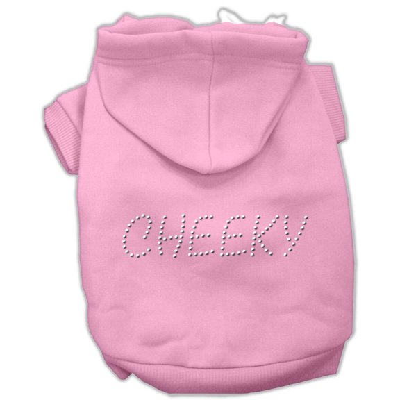 Pet, Dog Cat Hoodie Rhinestone, "Cheeky"