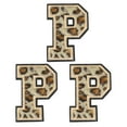 thumbnail image 1 of Uxcell Letras P Patches Leopardo Letras Planas Termoadhesivas P Parches 6CM/2.36" Proceso de Adhesivo Termofusible para Reparación de Ropa 3PCS, 1 of 7