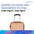 thumbnail image 2 of Maleta de Mano ABS Check In, Carry-on, Capacidad 8 kg dorado Unitalla, 2 of 13