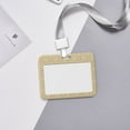 thumbnail image 6 of Cauagu Damask Beige Tan Brown for ID Badge Holder,Badge Holder with Windows Key Card Work Badge Sleeve for Office/ Factory/ID Credit Cards/Proximity Key Cards, 6 of 7