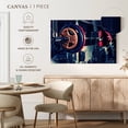 thumbnail image 5 of Elephant Stock Gym Barbell Wall Art - Horizontal Canvas Wall Art - Living Room Wall Decor - Sports Canvas - Blue And Yellow Decor - 12" x 8", 5 of 8