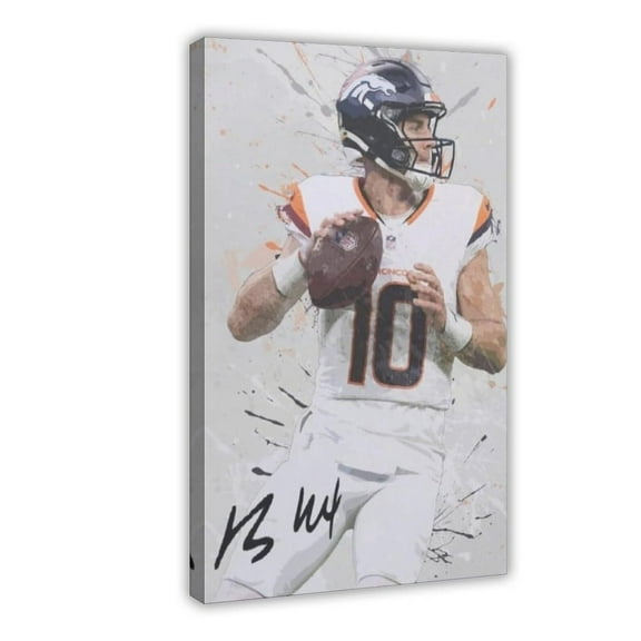 American Football Bo Nix Posters Sports Star33 Canvas Poster