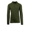 thumbnail image 5 of Men's Long Sleeve Polo Shirts, 5 of 9