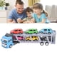 thumbnail image 1 of Camión Portacoches de Transporte, Camión de Juguete Con 6 Camiones Portacoches Pequeños de Juguete para Niños y Niños, 1 of 7