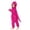 Pink, variant on Tisuna Pink Dinosaur Onesie Pajamas For Kids Halloween Winter Fleece Hooded Sleepwear Cute Adorable Girls Bedroom Party Flannel Dress Up Outfits