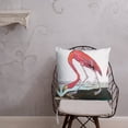 thumbnail image 4 of Coussin Premium Motif Flamant Rose, 4 of 10