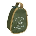 thumbnail image 1 of LOVIVER Outdoor Bowls Cup Storage Bag Picnic Cookware Storage Case for Travel Green, 1 of 7