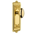 thumbnail image 7 of Grandeur 813645 Windsor Solid Brass Rose Passage Door Knob Set - Grey, 7 of 7