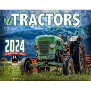 2024 Old Tractors Wall Calendar 16-Month X-Large Size 14x22, Best Farm Tractor Calendar by The KING Company-Monster Calendars