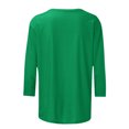 thumbnail image 5 of Qertyioot Sweat-Shirt Mode Femme Noël Imprimé, Manches Longues Col Rond Décontracté, 5 of 5