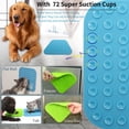 thumbnail image 4 of 2 Pack Dog Licking Mat with Strong Suction Cups - BPA-Free Food Grade Silicone Slow Feeders Pad for Dog Cat, 4 of 6