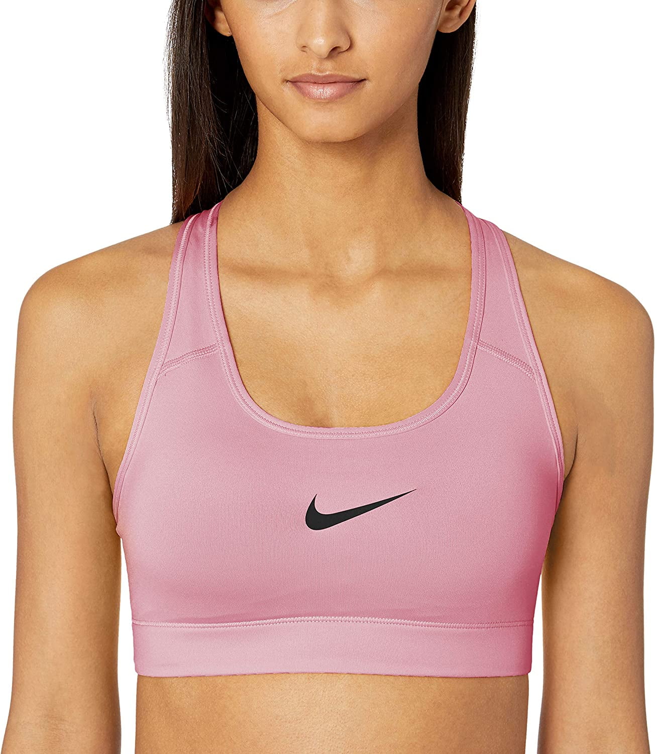 Nike Women's Victory Padded Sports Bra (X-Small, Pink Rise)