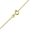 thumbnail image 3 of Truly Inspired Women's Gold Plated 'Love, Friendship, Cherish' Crystal Sentiment Necklace, 3 of 3