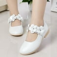 thumbnail image 6 of Otqutp Baby Performance Shoes&nbsp;Children Shoes White Leather Shoes Bowknot Girls Princess Shoes Single Shoes Dance Sandals, 6 of 8