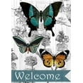 thumbnail image 2 of Allen, Kimberly 11x14 Gold Ornate Wood Framed with Double Matting Museum Art Print Titled - Welcome Butterflies, 2 of 4
