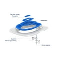 thumbnail image 3 of Universal Cat Toilet Trainer Kit - Reusable Potty Training Seat with Litter Mat for Kittens & Puppies, 3 of 7
