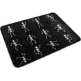 thumbnail image 2 of GZHJMY Halloween Decor Doormat Non-Slip Interesting Skeleton Bathroom Rug Mat Absorbent Bath Mat for Bathroom Machine Washable, 15.7"x23.6"（31）, 2 of 7