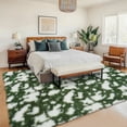 thumbnail image 3 of Garvee Ultra Soft Area Rugs, 5x7 Fluffy Fuzzy Shag Area Rug Modern Shaggy Carpets for Living Room Bedroom Home Decor, Green, 3 of 8
