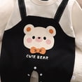 thumbnail image 4 of Newborn Baby Girl Clothes Cotton Bubble Romper Preemie Newborn Baby Girl Summer Outfit Long Sleeves Ruffle Smocked Tulle Romper Dress Jumpsuit Clothes 3-6 Months, 4 of 4