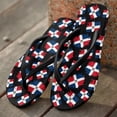 thumbnail image 2 of Chririnla Dominica Flag Print Flip Flops for Women Beach Comfortable Slip On Lightweight Thong Sandals Quick Dry Non-Slip Fashion Thin Strap Sandal for Indoor Bathroom, 2 of 7