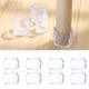 thumbnail image 2 of Tapa de pata de silla de mesa de silicona, almohadilla antideslizante para muebles, cubierta protectora para pies de mesa, cubierta inferior, almohadillas, Protector de suelo de madera WD.WDQZL Hogar, 2 of 3