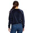 thumbnail image 3 of US Blanks Ladies' Velour Long Sleeve Crop T-Shirt - US538, 3 of 4