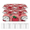 thumbnail image 2 of Hello Kitty Duvet Cover Set 3-Piece Bedding Set Soft Warm And Comfortable Soft Bed Set with 1 Duvet Cover And 2 Pillowcases for Bedroom All Season 79"x90", 2 of 7