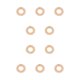 thumbnail image 3 of Guardurnaity Peine elástico entrelazado con circulares completos, peines flexibles, soporte para diadema, banda para la cabeza, accesorio de Naranja 10Conjunto, 3 of 6