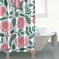 thumbnail image 5 of Waterproof Pioneer Shower Curtain 84x72 Inch Polyester Unique Colorful Floral Shower Curtain for Bathroom Hotel Home Decor with 12 Plastic Hooks, 5 of 5